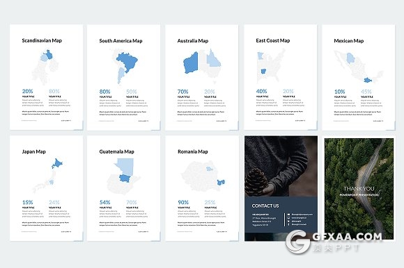 180页A4规格简约商务风格keynote模板 - 顶尖PPT