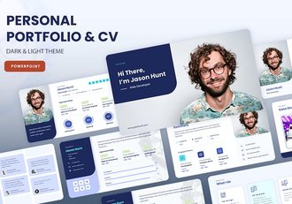 个人简历工作经历展示PPT模板 - 顶尖PPT