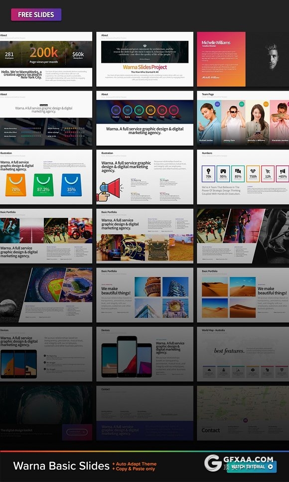 15页时尚流行PPT模板+多套PPT素材合集 - 顶尖PPT