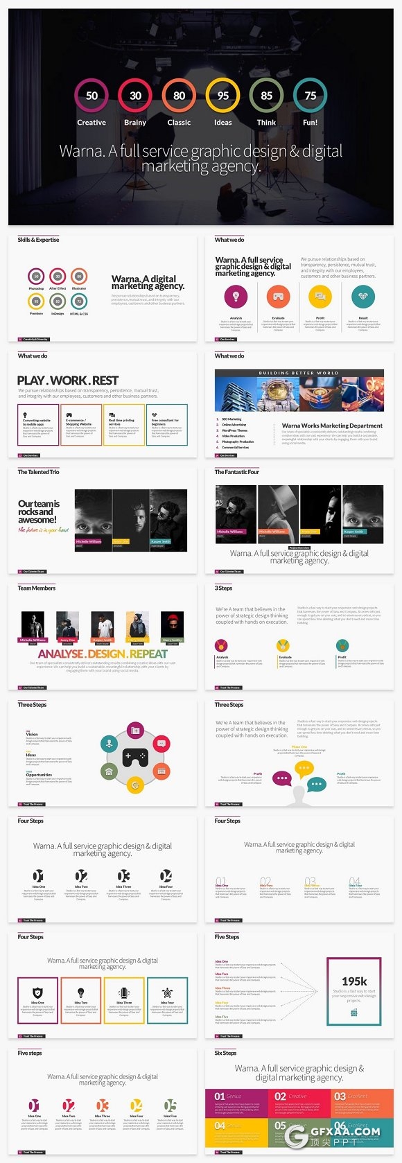 企业商务多用途PPT模板 多套模板合集 - 顶尖PPT