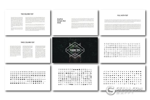 38页个性写真摄影图片展示PPT模板 - 顶尖PPT