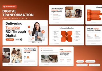 数字化转型战略PPT模板 - 顶尖PPT