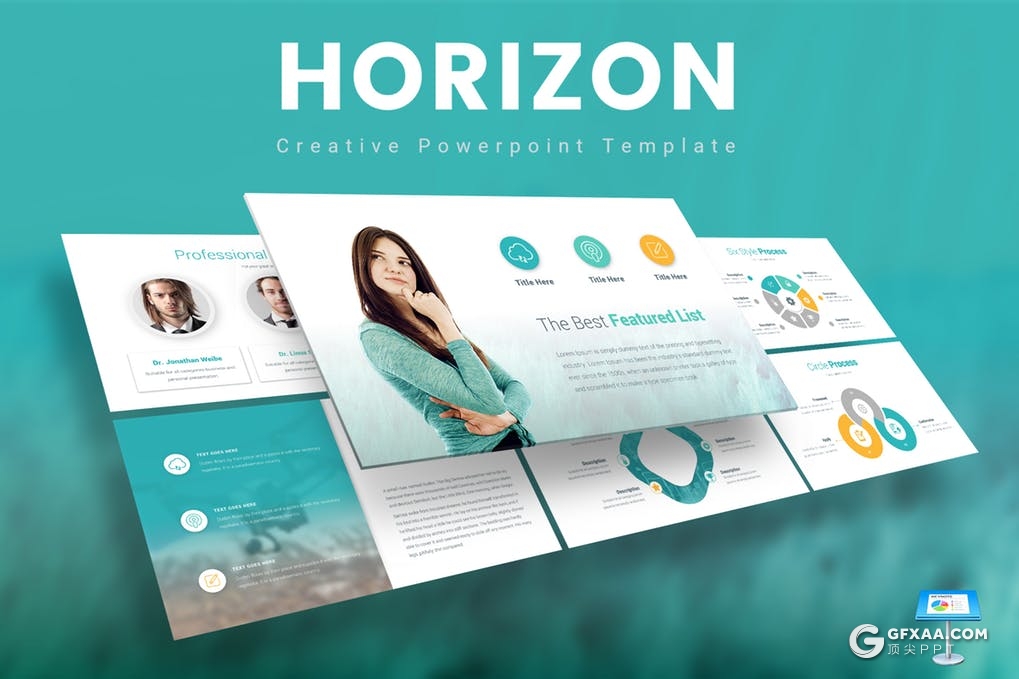 25页欧美风格年终工作总结keynote模板 - 顶尖PPT