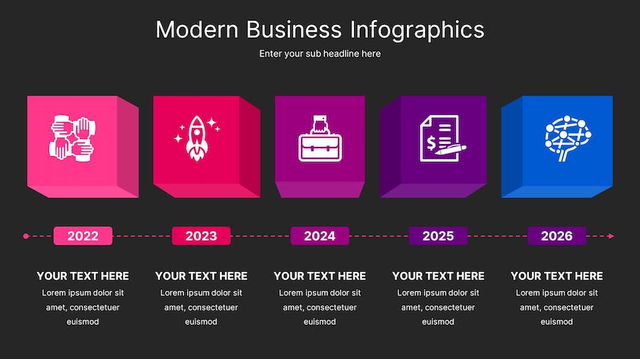 现代商业融资计划演讲Keynote模板 - 顶尖PPT
