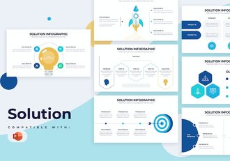 业务解决方案PPT图形模板 - 顶尖PPT