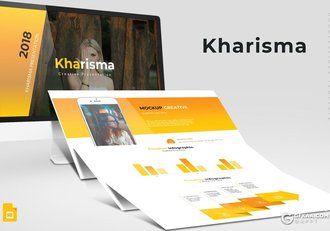 30页年终总结述职报告Google Slide模板 5种配色 - 顶尖PPT