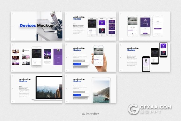 100页精美设计微立体商务PPT模板 40种配色文件 - 顶尖PPT