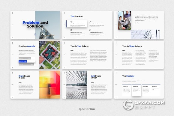 100页精美设计微立体商务PPT模板 40种配色文件 - 顶尖PPT