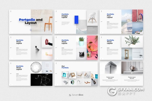 100页精美设计微立体商务PPT模板 40种配色文件 - 顶尖PPT