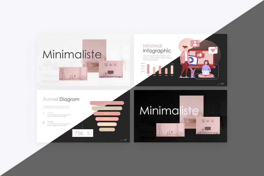 极简主义文艺唯美keynote模板 - 顶尖PPT