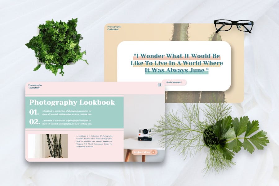 摄影讲述展示方案应用推介Keynote模板 - 顶尖PPT