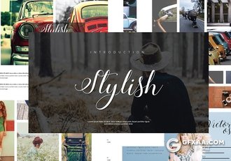 40时尚流行图片展示PPT模板 - 顶尖PPT