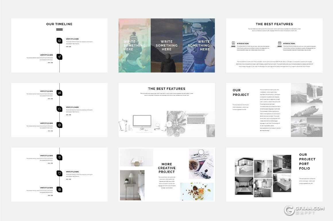 88页简约商务风格年终总结keynote模板 - 顶尖PPT