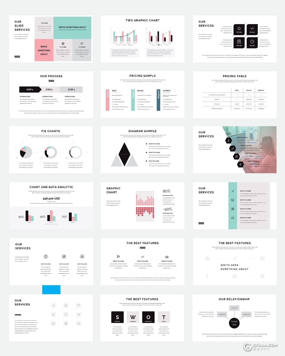 88页简约商务风格年终总结keynote模板 - 顶尖PPT