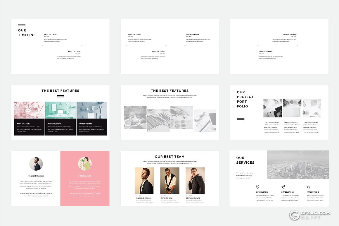 88页简约商务风格年终总结keynote模板 - 顶尖PPT