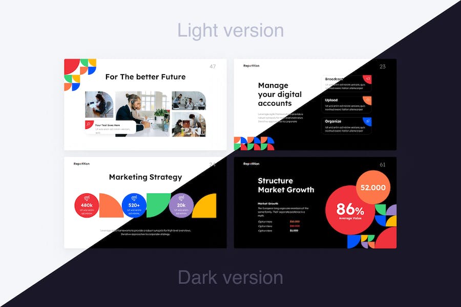 红色创意团队介绍企业合作商业计划商务通用keynote模板 - 顶尖PPT