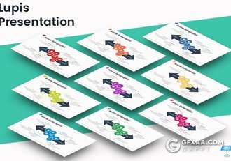 30页商务工作汇报keynote模板 - 顶尖PPT