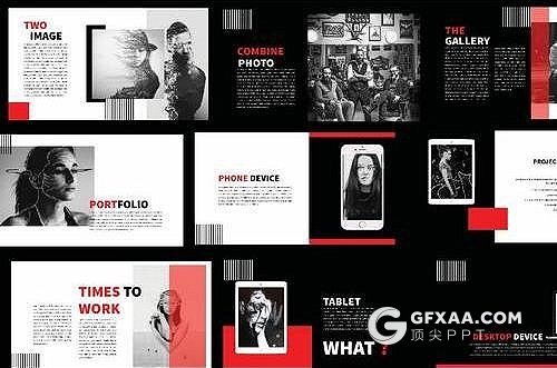 50页企业作品展示PPT模板 - 顶尖PPT