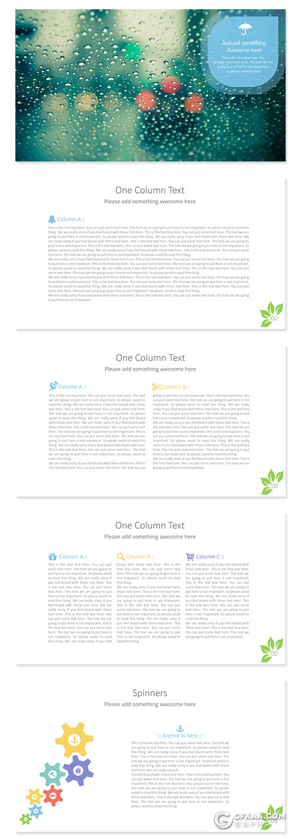 32页欧美商务风格动画PPT模板 3种配色 - 顶尖PPT