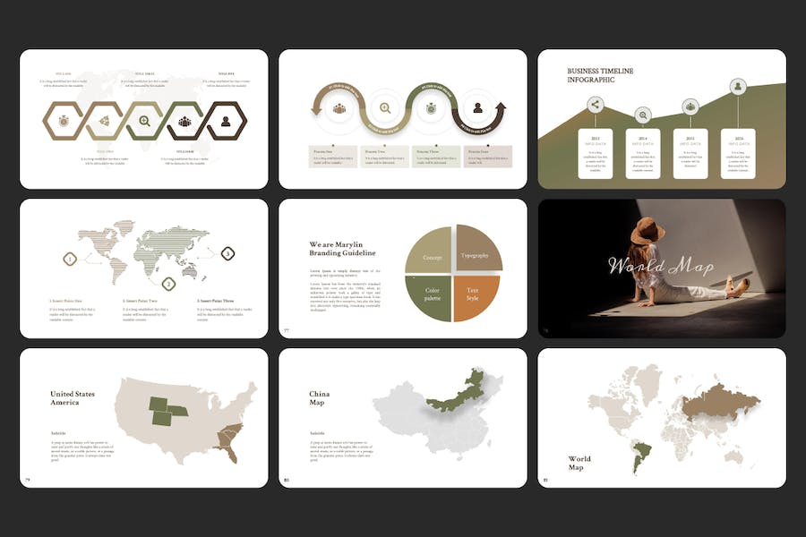 企业品牌推广指南PPT模板 - 顶尖PPT