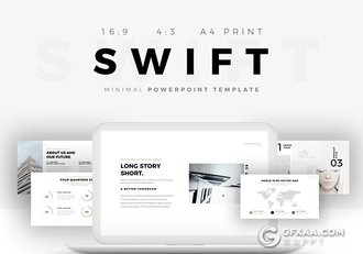 202页极简风格多用途PPT模板 - 顶尖PPT