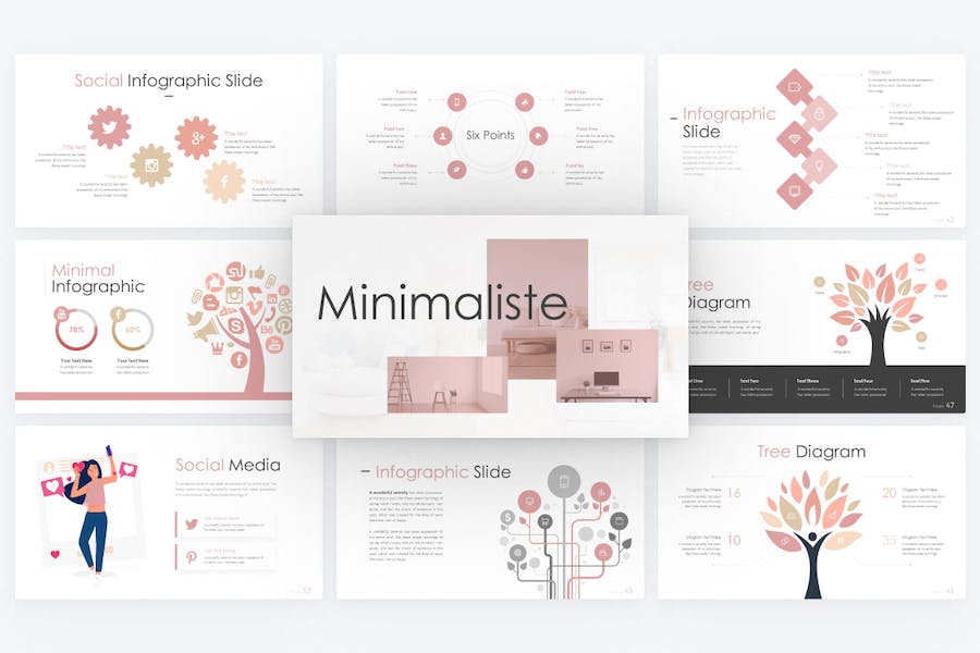 极简主义文艺唯美keynote模板 - 顶尖PPT