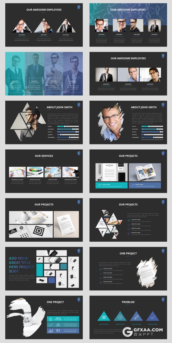 229页欧美高逼格商务多用途PPT模板 - 顶尖PPT