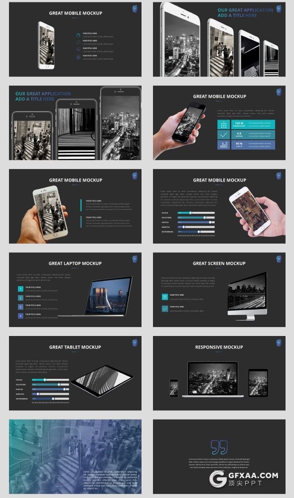 229页欧美高逼格商务多用途PPT模板 - 顶尖PPT