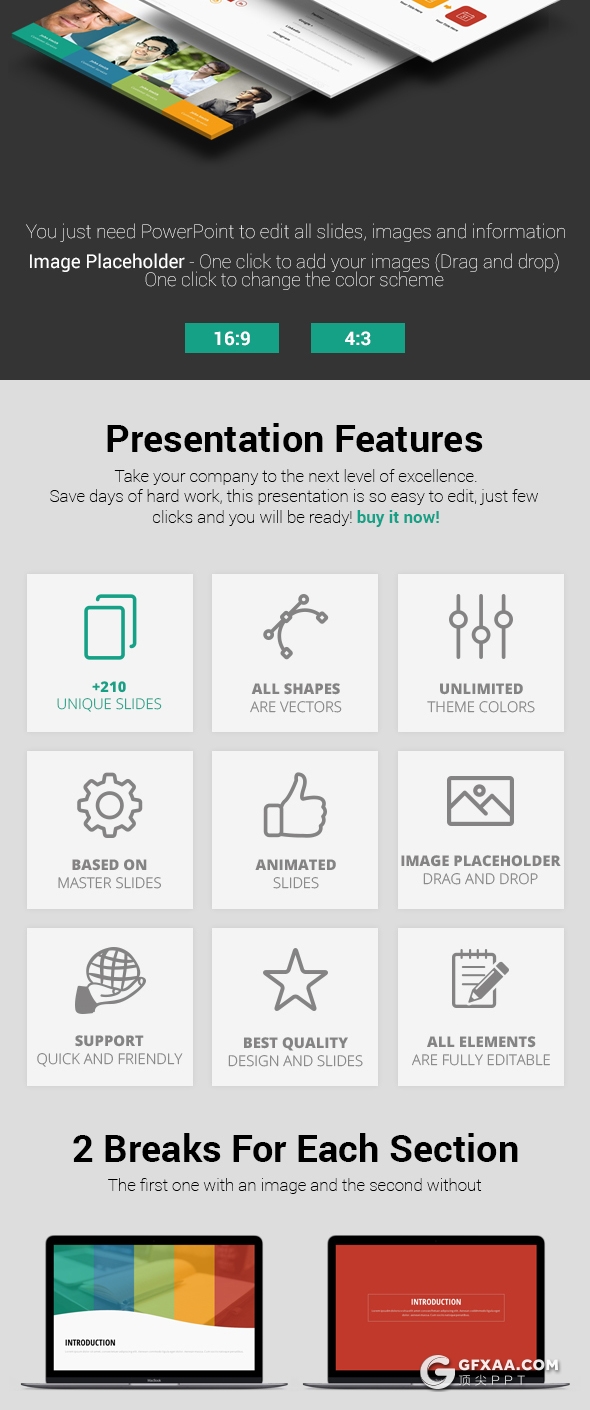 217页欧美高端商务多用途PPT模板 - 顶尖PPT