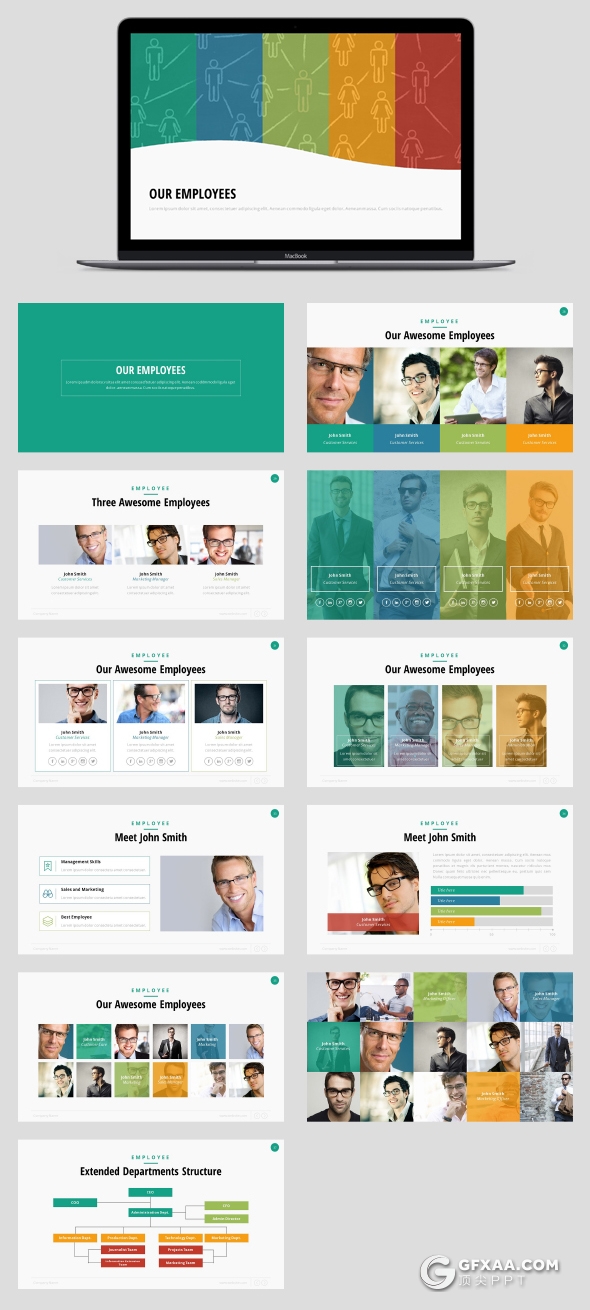 217页欧美高端商务多用途PPT模板 - 顶尖PPT