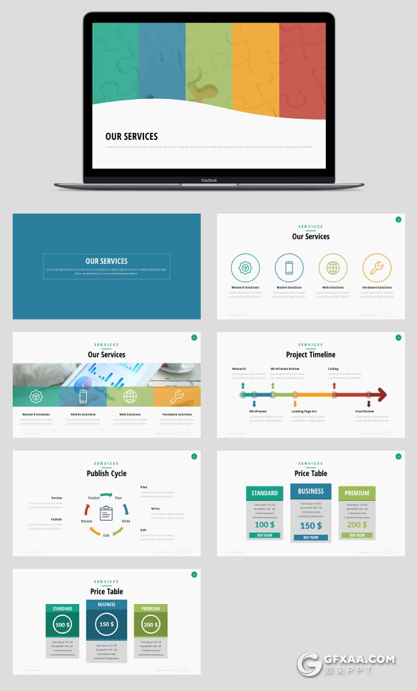 217页欧美高端商务多用途PPT模板 - 顶尖PPT