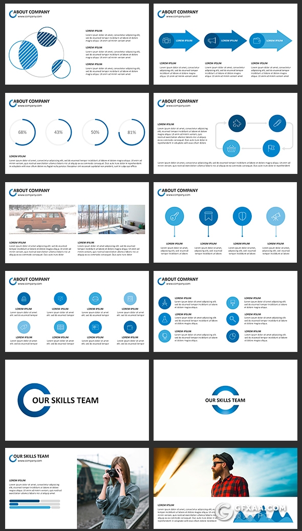 306页高逼格欧美商务多用途PPT模板 - 顶尖PPT
