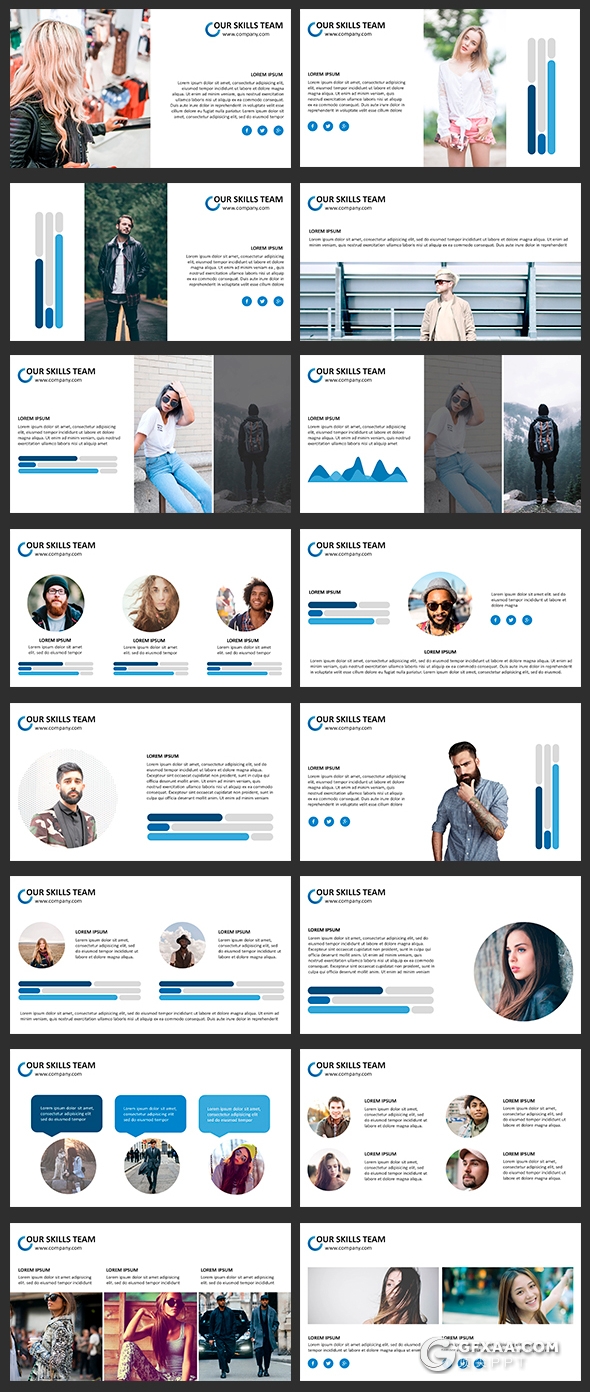 306页高逼格欧美商务多用途PPT模板 - 顶尖PPT