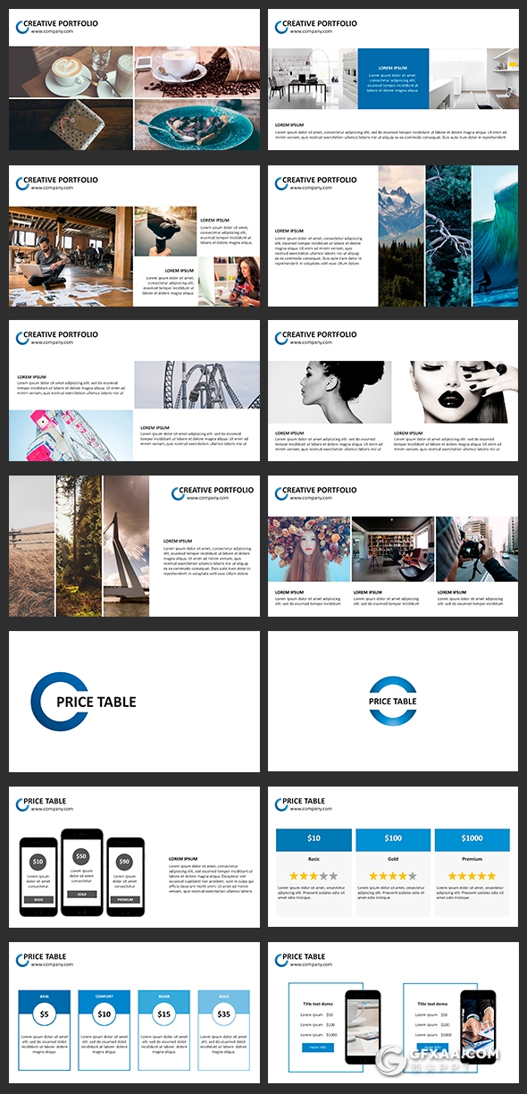 306页高逼格欧美商务多用途PPT模板 - 顶尖PPT