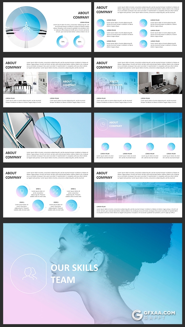 82页IOS风格商务多用途PPT模板 - 顶尖PPT