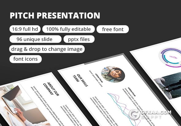 96页国外简约商务多用途PPT模板 - 顶尖PPT