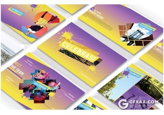 50页时尚流行杂志风格PPT模板 - 顶尖PPT