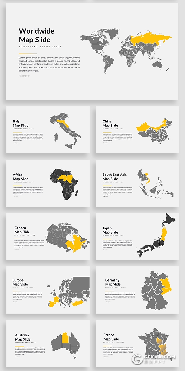 107页欧美极简文艺风格PPT模板 - 顶尖PPT