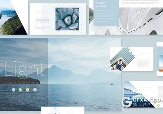 80页国外极简文艺风格PPT模板 - 顶尖PPT