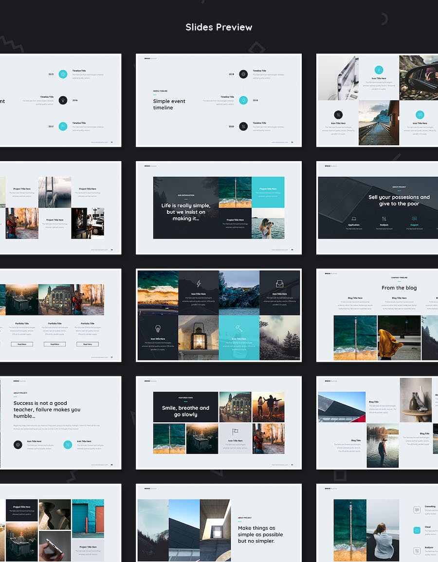业务合作商业融资项目数据分析通用PPT模板 - 顶尖PPT