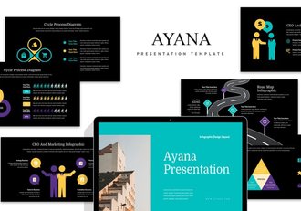 商务信息图形keynote模板 - 顶尖PPT