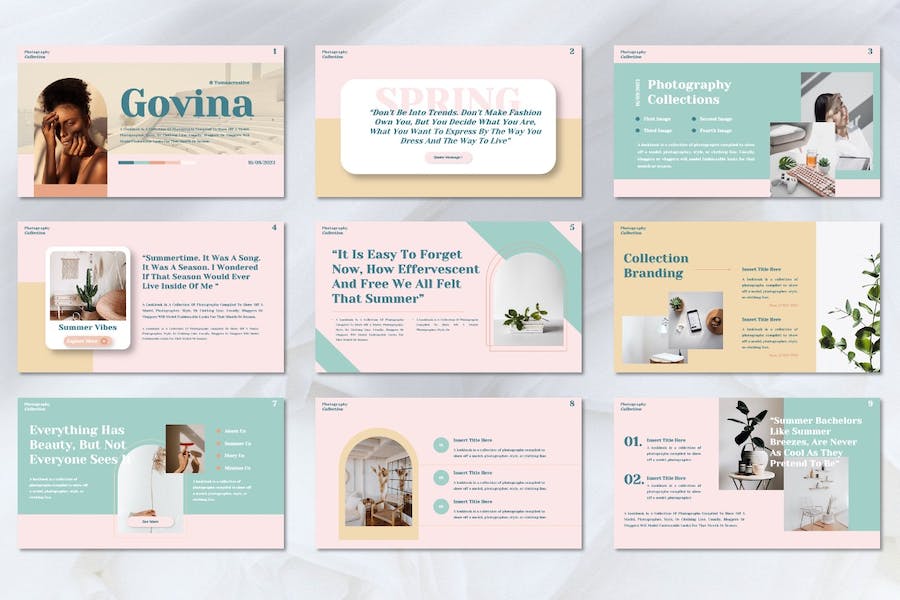 摄影讲述展示方案应用推介Keynote模板 - 顶尖PPT