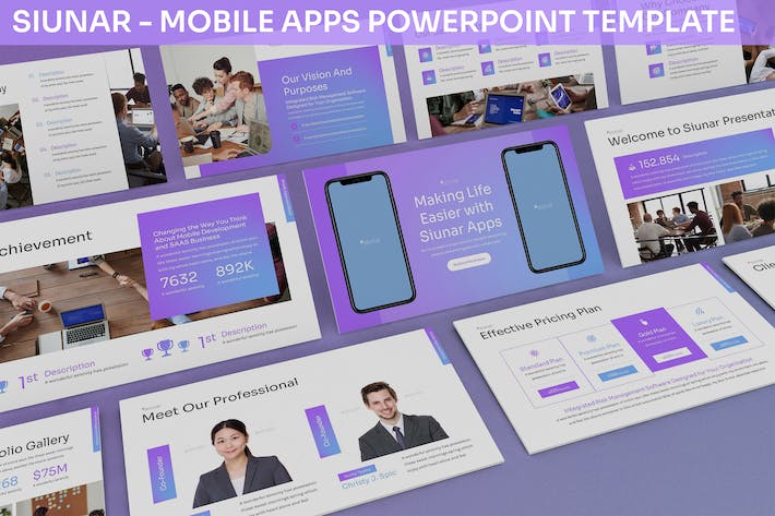移动应用程序APP上市推广方案PPT模板 - 顶尖PPT