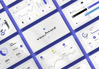 KPI业绩指标仪表板PPT模板 - 顶尖PPT