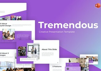 极具创意的商务商业通用PPT模板 - 顶尖PPT