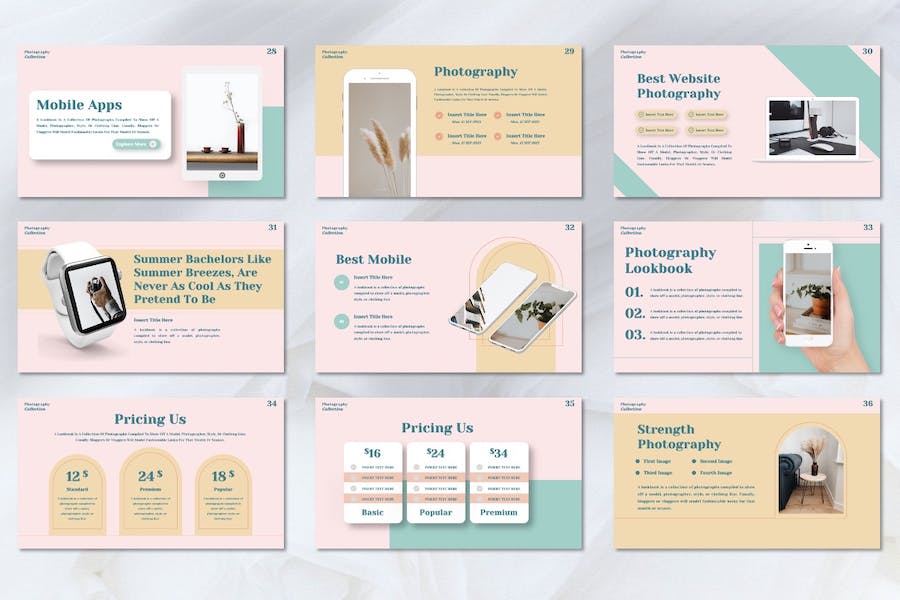 摄影讲述展示方案应用推介Keynote模板 - 顶尖PPT