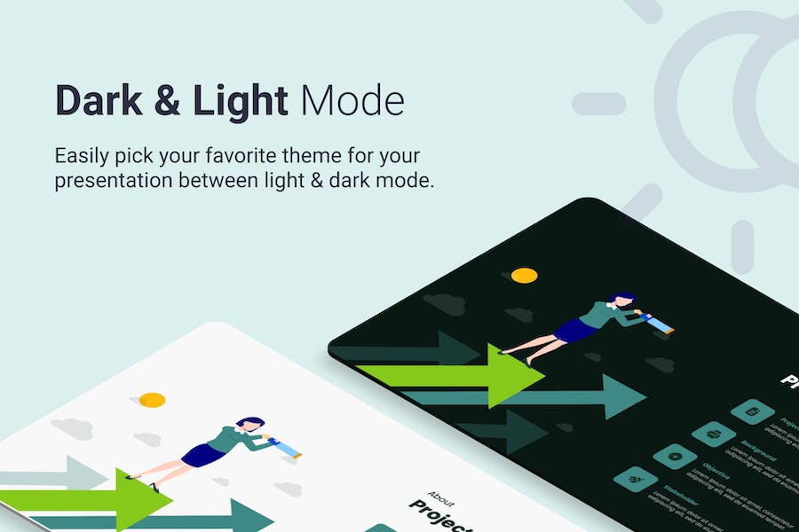 蓝色项目管理流程演示汇报PPT模板 - 顶尖PPT