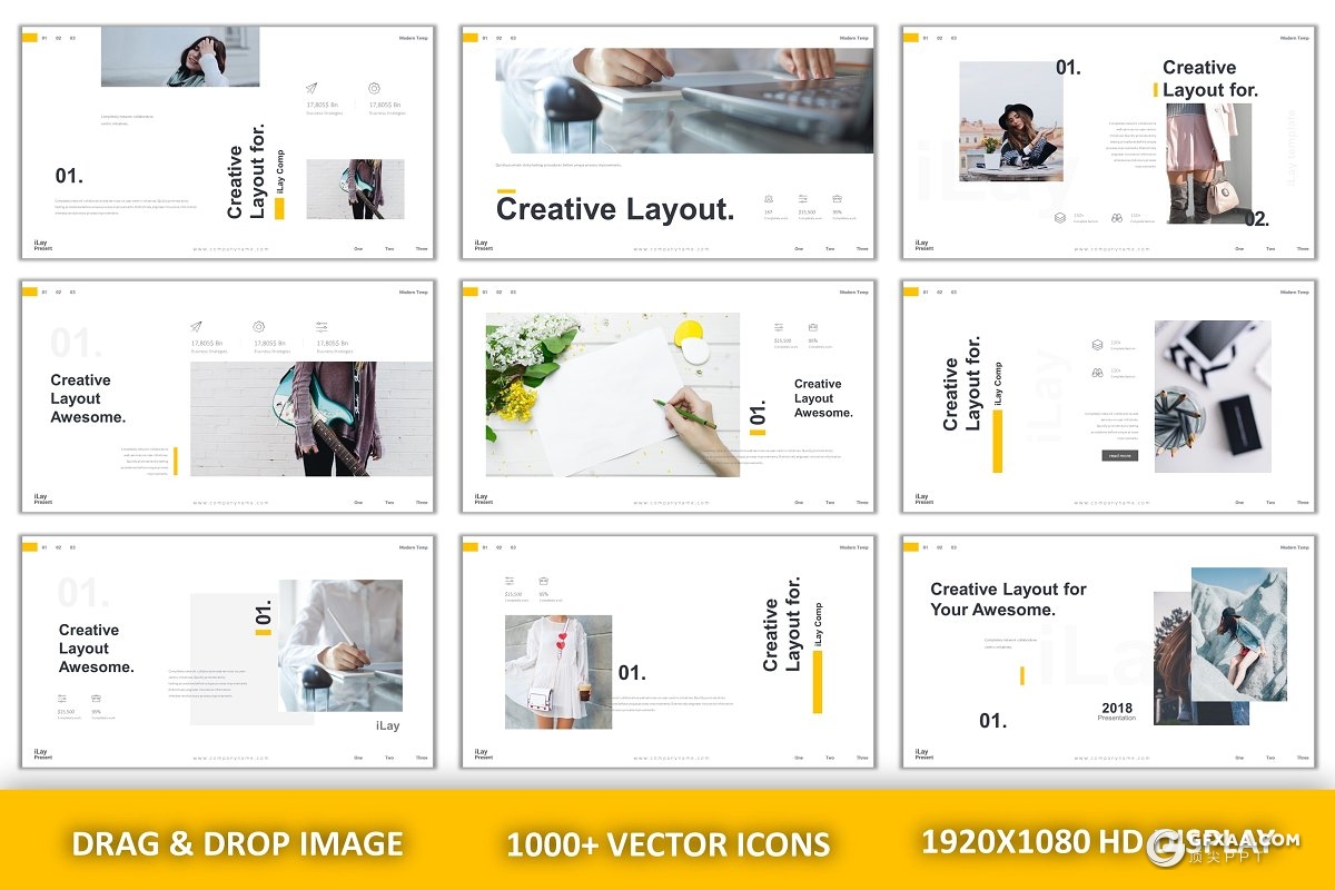 90页简约大气商务多用途PPT模板 - 顶尖PPT