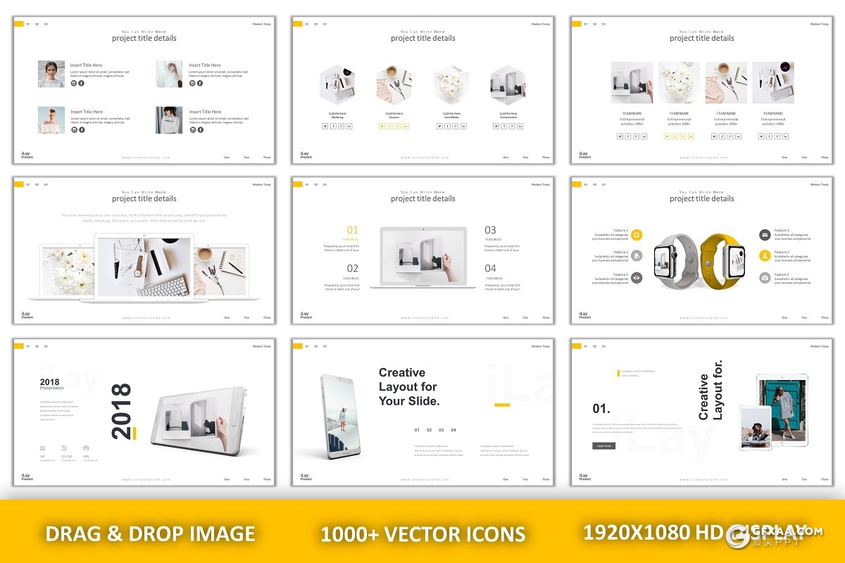 90页简约大气商务多用途PPT模板 - 顶尖PPT