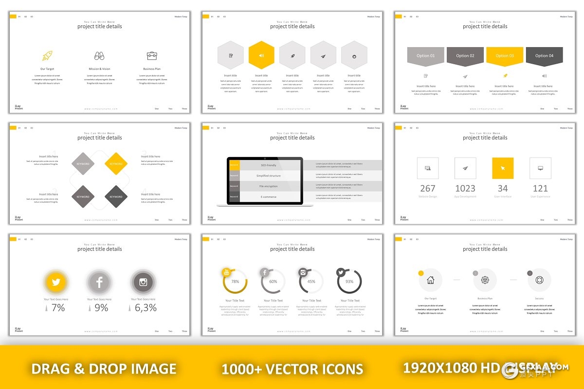 90页简约大气商务多用途PPT模板 - 顶尖PPT